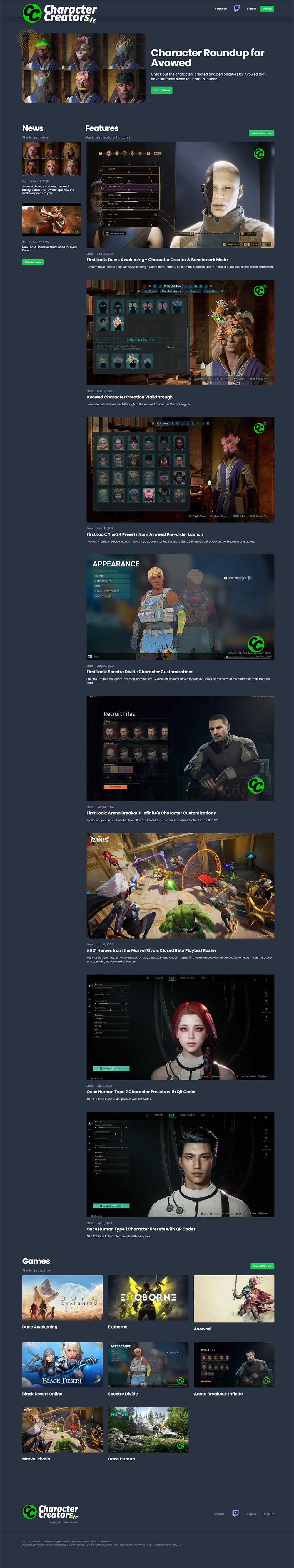 Character Creators